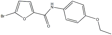 5-bromo-N-(4-ethoxyphenyl)-2-furamide Structure