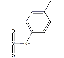 N-(4-ethylphenyl)methanesulfonamide 구조식 이미지