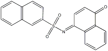 N-(4-oxo-1(4H)-naphthalenylidene)-2-naphthalenesulfonamide Structure