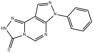 7-phenyl-2,7-dihydro-3H-pyrazolo[4,3-e][1,2,4]triazolo[4,3-c]pyrimidine-3-thione Structure
