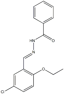 N'-(5-chloro-2-ethoxybenzylidene)benzohydrazide Structure