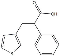 2-phenyl-3-(3-thienyl)acrylic acid Structure