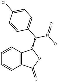 3-{(4-chlorophenyl)nitromethylene}-2-benzofuran-1(3H)-one Structure
