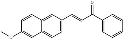 3-(6-methoxy-2-naphthyl)-1-phenyl-2-propen-1-one 구조식 이미지