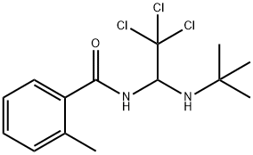 N-[1-(tert-butylamino)-2,2,2-trichloroethyl]-2-methylbenzamide Structure