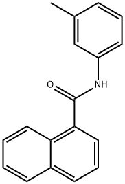 N-(3-methylphenyl)-1-naphthamide Structure