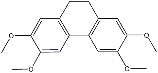 2,3,6,7-tetramethoxy-9,10-dihydrophenanthrene 구조식 이미지