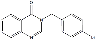 3-(4-bromobenzyl)-4(3H)-quinazolinone Structure