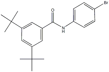 N-(4-bromophenyl)-3,5-ditert-butylbenzamide Structure