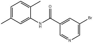 5-bromo-N-(2,5-dimethylphenyl)nicotinamide 구조식 이미지