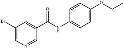 5-bromo-N-(4-ethoxyphenyl)nicotinamide 구조식 이미지