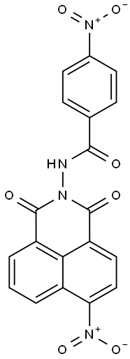 4-nitro-N-(6-nitro-1,3-dioxo-1H-benzo[de]isoquinolin-2(3H)-yl)benzamide Structure