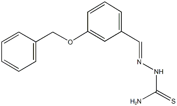 3-(benzyloxy)benzaldehyde thiosemicarbazone Structure