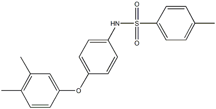 N-[4-(3,4-dimethylphenoxy)phenyl]-4-methylbenzenesulfonamide Structure