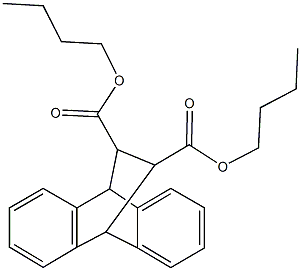 dibutyl tetracyclo[6.6.2.0~2,7~.0~9,14~]hexadeca-2,4,6,9,11,13-hexaene-15,16-dicarboxylate 구조식 이미지