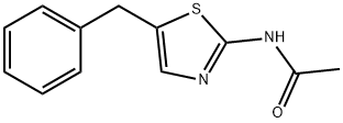 N-(5-benzyl-1,3-thiazol-2-yl)acetamide Structure