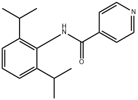 N-(2,6-diisopropylphenyl)isonicotinamide Structure