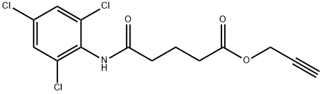 prop-2-ynyl 5-oxo-5-(2,4,6-trichloroanilino)pentanoate 구조식 이미지