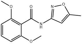 2,6-dimethoxy-N-(5-methyl-3-isoxazolyl)benzamide 구조식 이미지