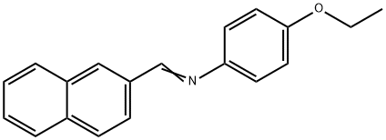 N-(4-ethoxyphenyl)-N-(2-naphthylmethylene)amine Structure