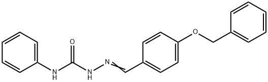 4-(benzyloxy)benzaldehyde N-phenylsemicarbazone 구조식 이미지