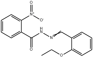 N'-(2-ethoxybenzylidene)-2-nitrobenzohydrazide Structure