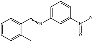 N-(2-methylbenzylidene)-3-nitroaniline Structure