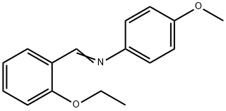 N-(2-ethoxybenzylidene)-4-methoxyaniline 구조식 이미지