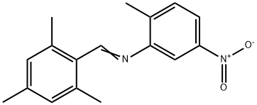 N-(mesitylmethylene)-2-methyl-5-nitroaniline 구조식 이미지