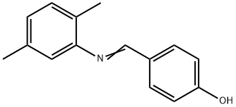 4-{[(2,5-dimethylphenyl)imino]methyl}phenol 구조식 이미지