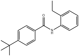 4-tert-butyl-N-(2-ethylphenyl)benzamide Structure