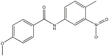 N-{3-nitro-4-methylphenyl}-4-methoxybenzamide Structure