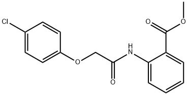 methyl 2-{[(4-chlorophenoxy)acetyl]amino}benzoate 구조식 이미지