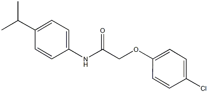 2-(4-chlorophenoxy)-N-(4-isopropylphenyl)acetamide Structure