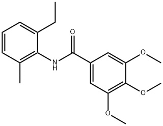 N-(2-ethyl-6-methylphenyl)-3,4,5-trimethoxybenzamide Structure