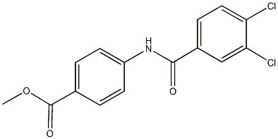methyl 4-[(3,4-dichlorobenzoyl)amino]benzoate 구조식 이미지