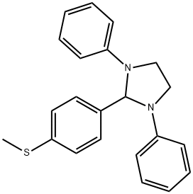 4-(1,3-diphenyl-2-imidazolidinyl)phenyl methyl sulfide Structure