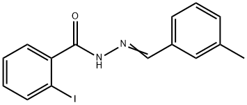 2-iodo-N'-(3-methylbenzylidene)benzohydrazide 구조식 이미지