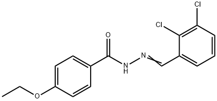 N'-(2,3-dichlorobenzylidene)-4-ethoxybenzohydrazide 구조식 이미지