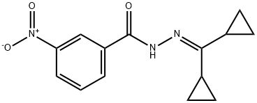 N'-(dicyclopropylmethylene)-3-nitrobenzohydrazide 구조식 이미지