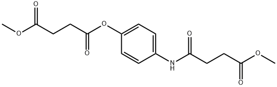 1-{4-[(4-methoxy-4-oxobutanoyl)amino]phenyl} 4-methyl succinate 구조식 이미지