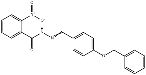 N'-[4-(benzyloxy)benzylidene]-2-nitrobenzohydrazide Structure