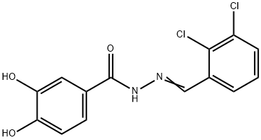 N'-(2,3-dichlorobenzylidene)-3,4-dihydroxybenzohydrazide 구조식 이미지