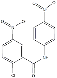 2-chloro-5-nitro-N-{4-nitrophenyl}benzamide 구조식 이미지