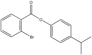 4-isopropylphenyl 2-bromobenzoate Structure