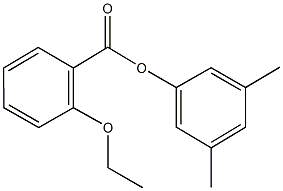 3,5-dimethylphenyl 2-ethoxybenzoate Structure