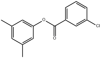 3,5-dimethylphenyl 3-chlorobenzoate 구조식 이미지