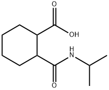 2-[(isopropylamino)carbonyl]cyclohexanecarboxylic acid 구조식 이미지