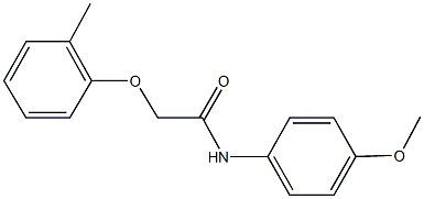 N-(4-methoxyphenyl)-2-(2-methylphenoxy)acetamide Structure