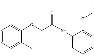 N-(2-ethoxyphenyl)-2-(2-methylphenoxy)acetamide Structure